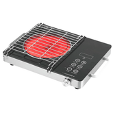 ModishOmbre 2200W induction cooktop with a sleek silver finish and touch control panel